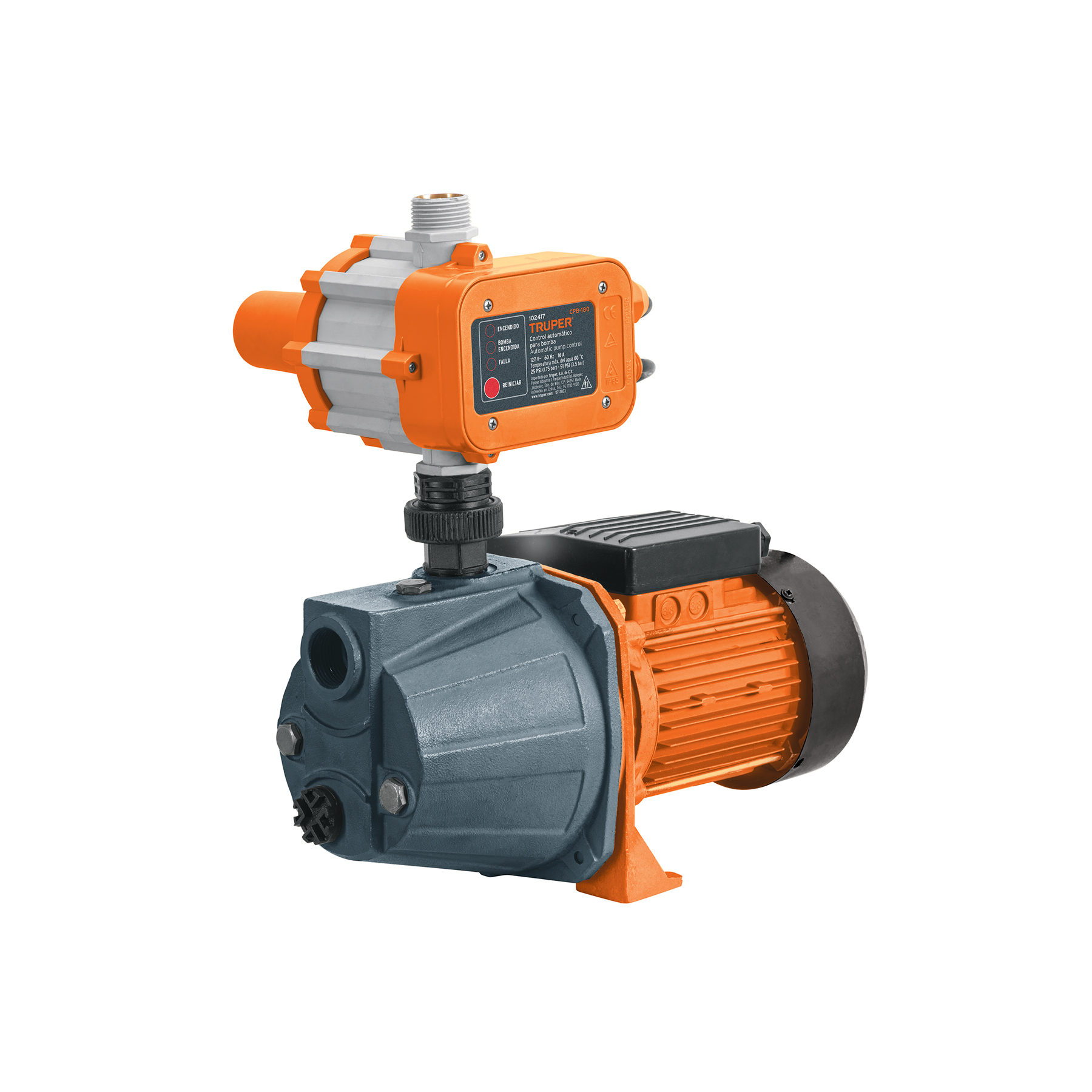 Bomba Presurizadora, 1 HP, Truper